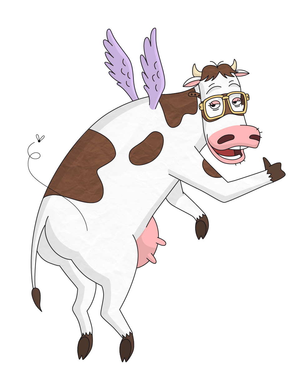 Los toros no sufren...y las vacas vuelan